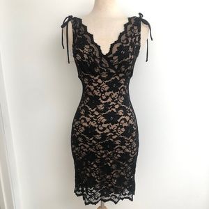 Lace mini dress